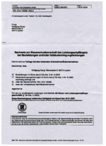 Nachweis Steuerschuldnerschaft